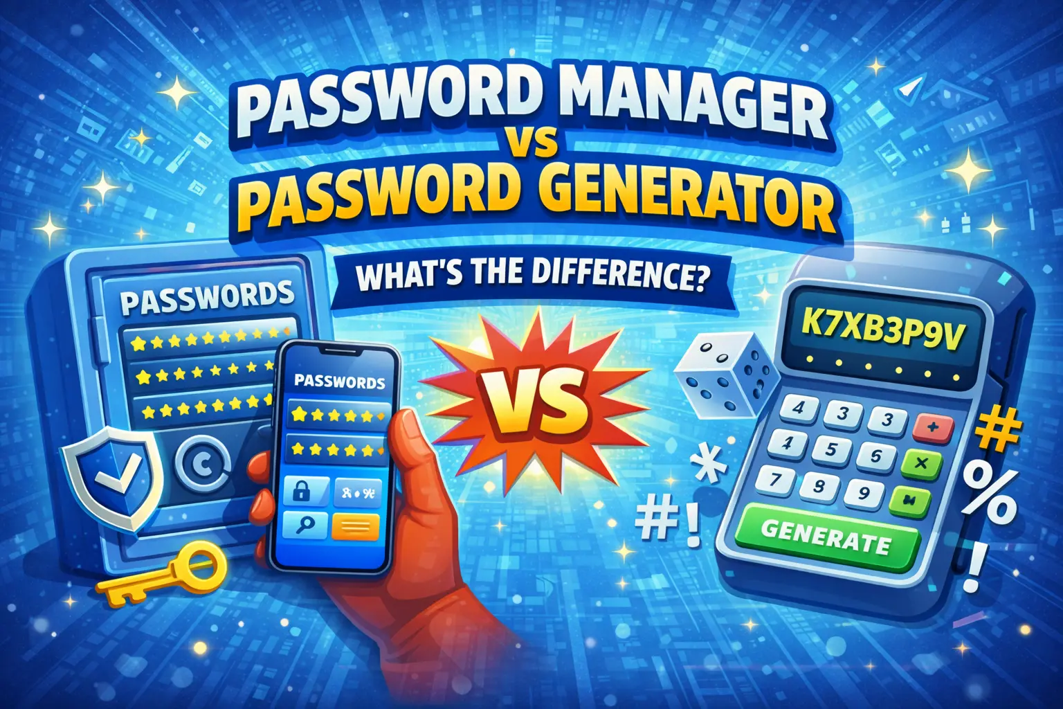 Password Manager vs Password Generator: What's the Difference?