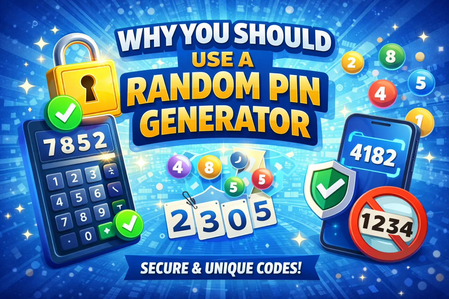 Why You Should Use a Random PIN Generator